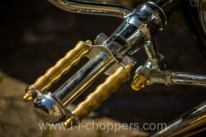Brass Chrome Footpegs
