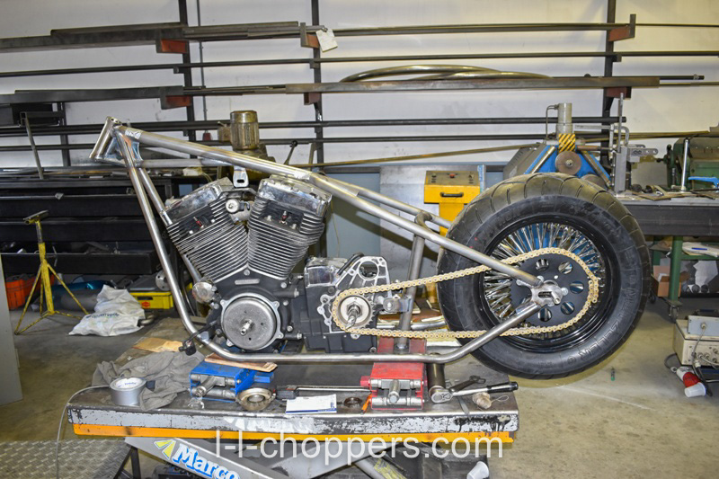 Hardtail frame for TwinCam
