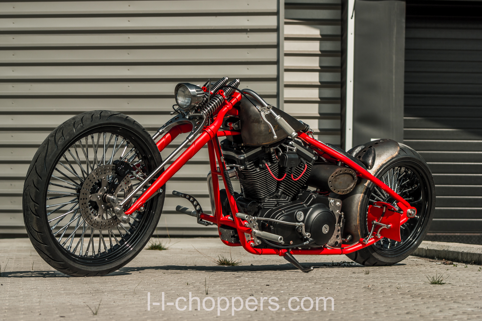 Photoshoot - WEST COAST Chopper for customer Fred - L&L Choppers