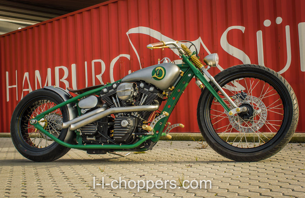 I-Beam Hardtail voor Twin Cam blok