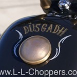 ‘Dusgadh’ is ancient gaelic for ‘resurrection’. Brass gascap.